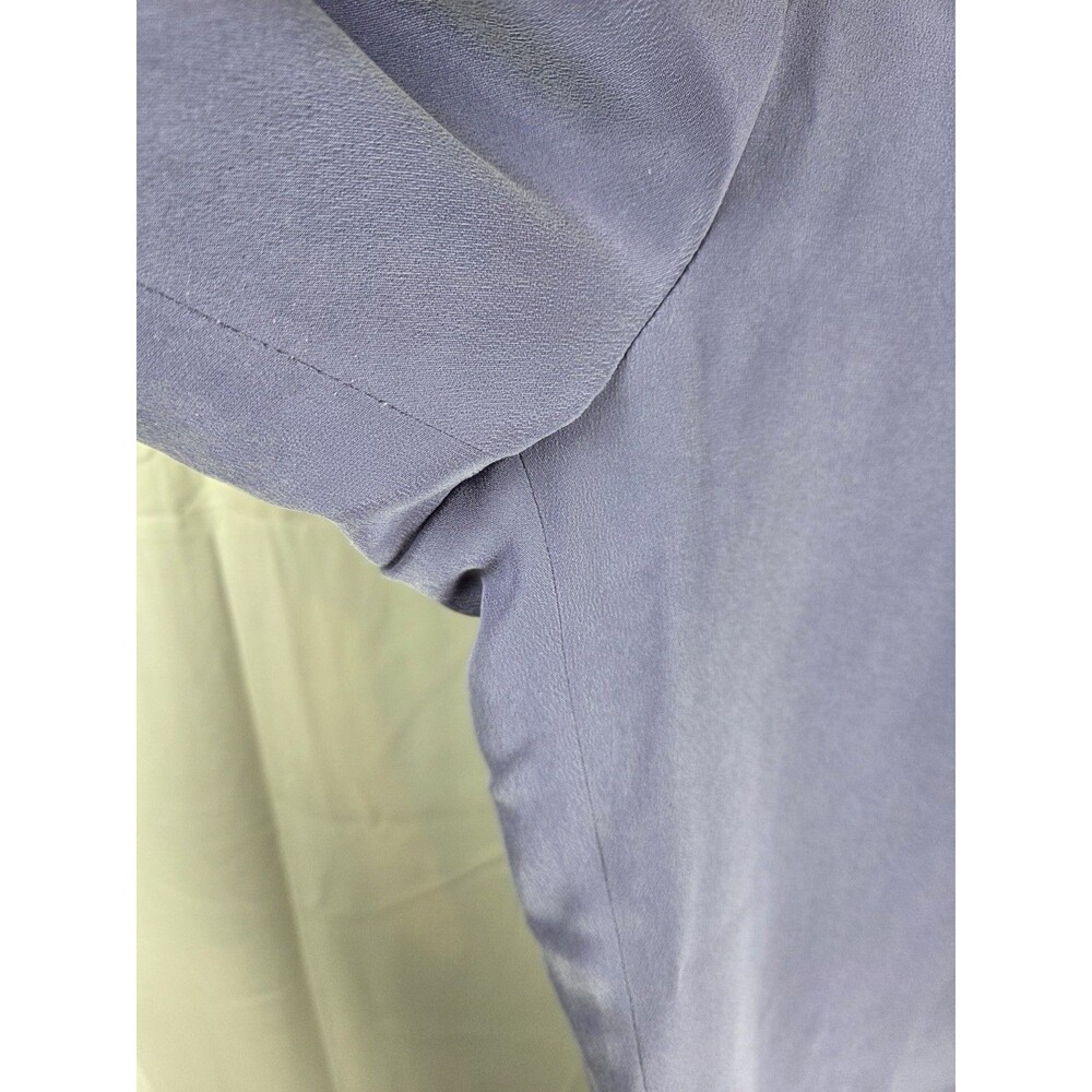 Lord & Taylor Petites 100% Silk Pants Women’s Size 14P Purple Wide Leg Dressy - Picture 4 of 9